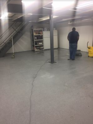 Before & After VCT Floor Cleaning in Capitol Heights, MD (1)